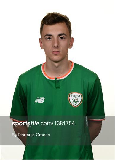 Republic of Ireland U19 Squad Portraits