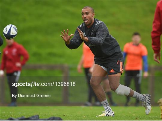 Munster Rugby Squad Training and Press Conference