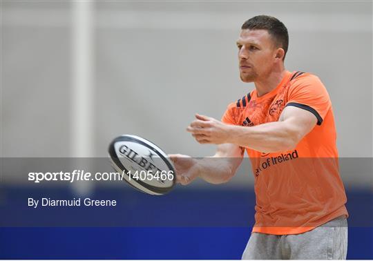 Munster Rugby Squad Training and Press Conference