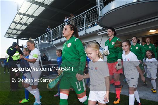 Slovakia v Republic of Ireland - 2019 FIFA Women's World Cup Qualifier