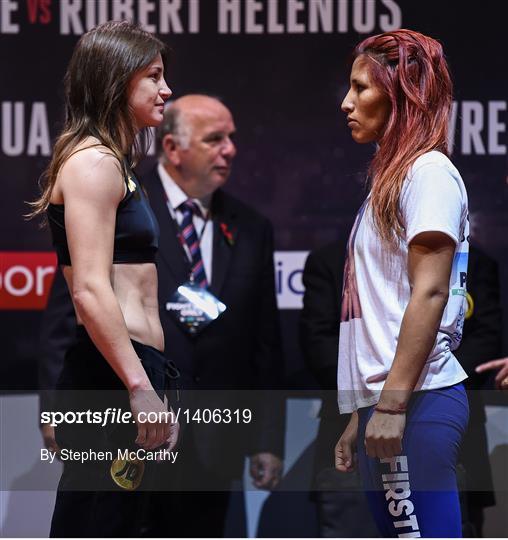 Anthony Joshua v Carlos Takam - Weigh In