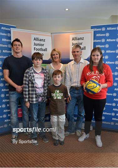 Allianz Junior Football Camp Winners Meet and Greet