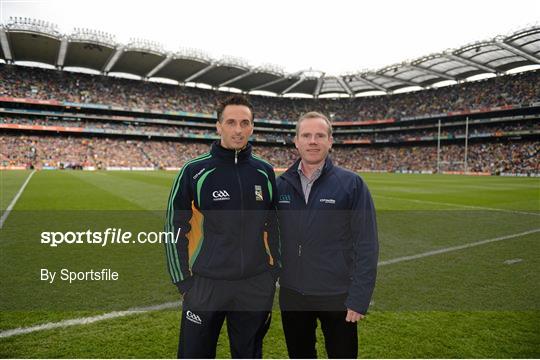 Handballers are Introduced to the Crowd during Half Time at the GAA Football Senior All-Ireland Championship Final