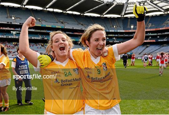 Antrim v Louth - TG4 All-Ireland Ladies Football Junior Championship Final