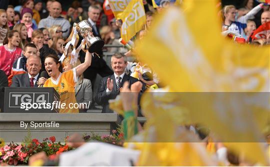 Antrim v Louth - TG4 All-Ireland Ladies Football Junior Championship Final