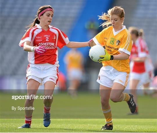 Antrim v Louth - TG4 All-Ireland Ladies Football Junior Championship Final