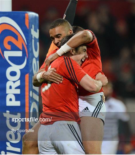 Munster v Zebre - Celtic League 2012/13 Round 7