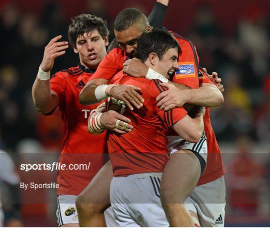 Munster v Zebre - Celtic League 2012/13 Round 7