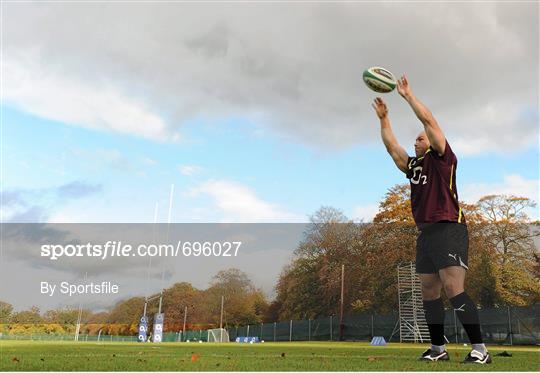 Ireland Rugby Squad Training - Monday 29th October 2012