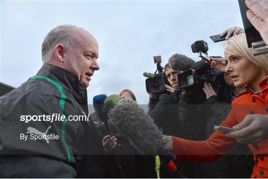 Ireland Rugby Squad Training - Tuesday 30th October 2012