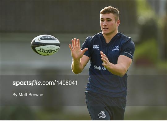 Leinster Rugby Squad Training and Press Conference