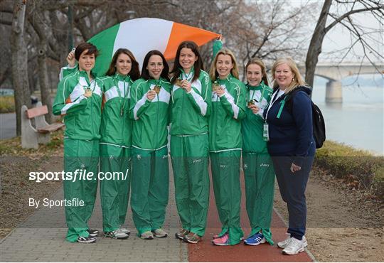 Team Ireland relax after SPAR European Cross Country Championships