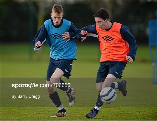 Republic Of Ireland U15 Squad Training Saturday 15th December 12 Sportsfile