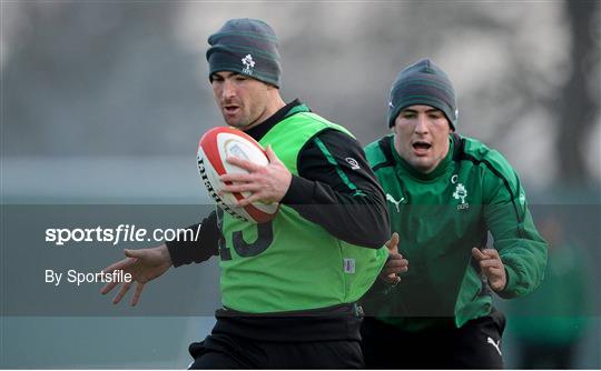 Ireland Rugby Squad Training - Tuesday 22nd January