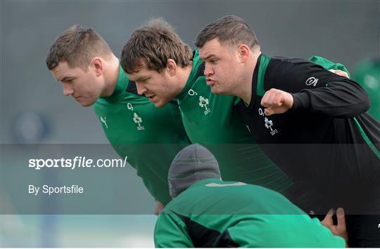 Ireland Rugby Squad Training - Tuesday 22nd January