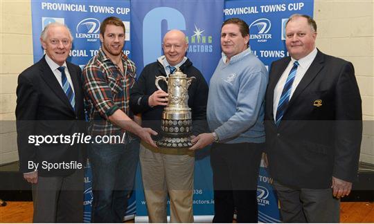 Provincial Towns Cup Quarter-Final Draw sponsored by Cleaning Contractors