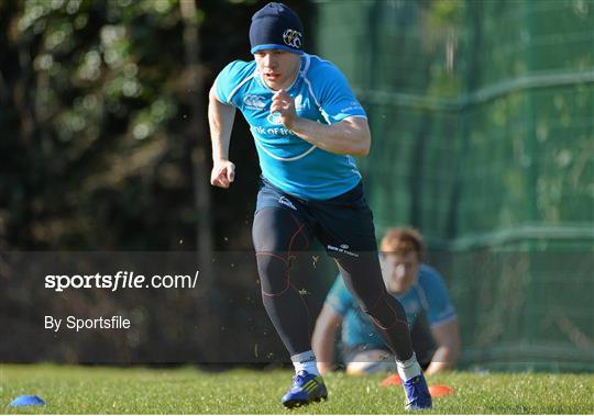 Leinster Rugby Squad Training and Media Briefing - Monday 25th February