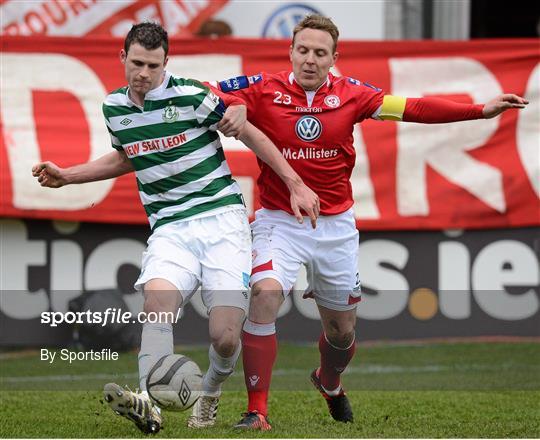 Shelbourne v Shamrock Rovers - Airtricity League Premier Division