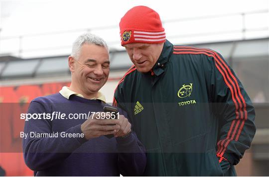 Munster Rugby Squad Training - Tuesday 9th April 2013