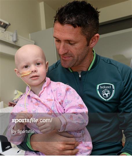 Republic of Ireland Players Visit Our Lady's Children's Hospital